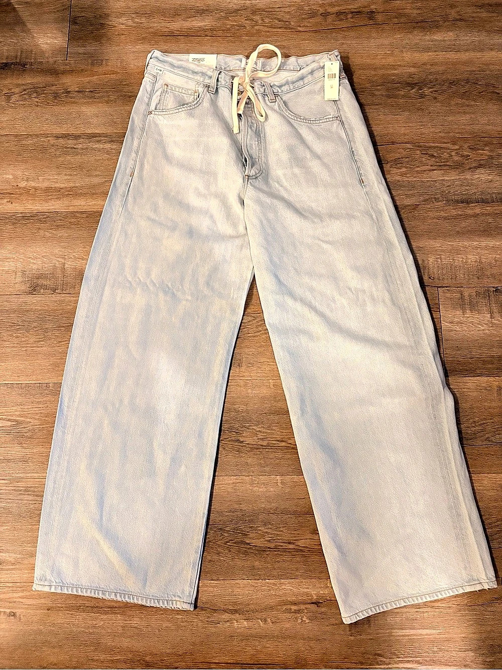 NWT Citizens of Humanity Brynn Wide Leg Jeans in Blue Waist 30 NWT